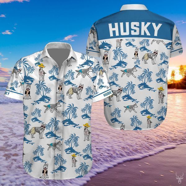 Husky Hawaii Button Shirt LTV162006F02VT