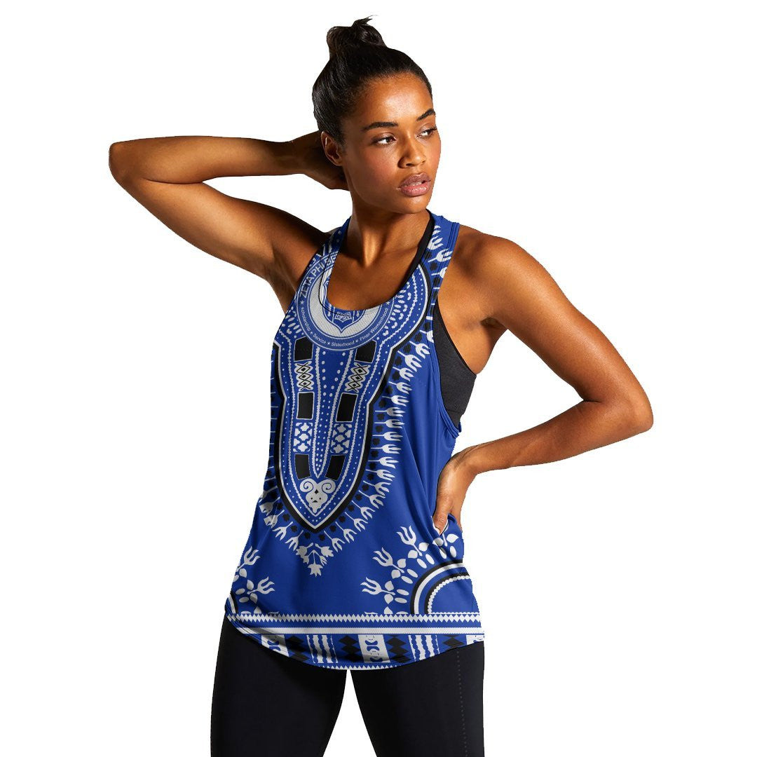 Sorority Tank Top – Zeta Phi Beta Dashiki Women’S Racerback Tank