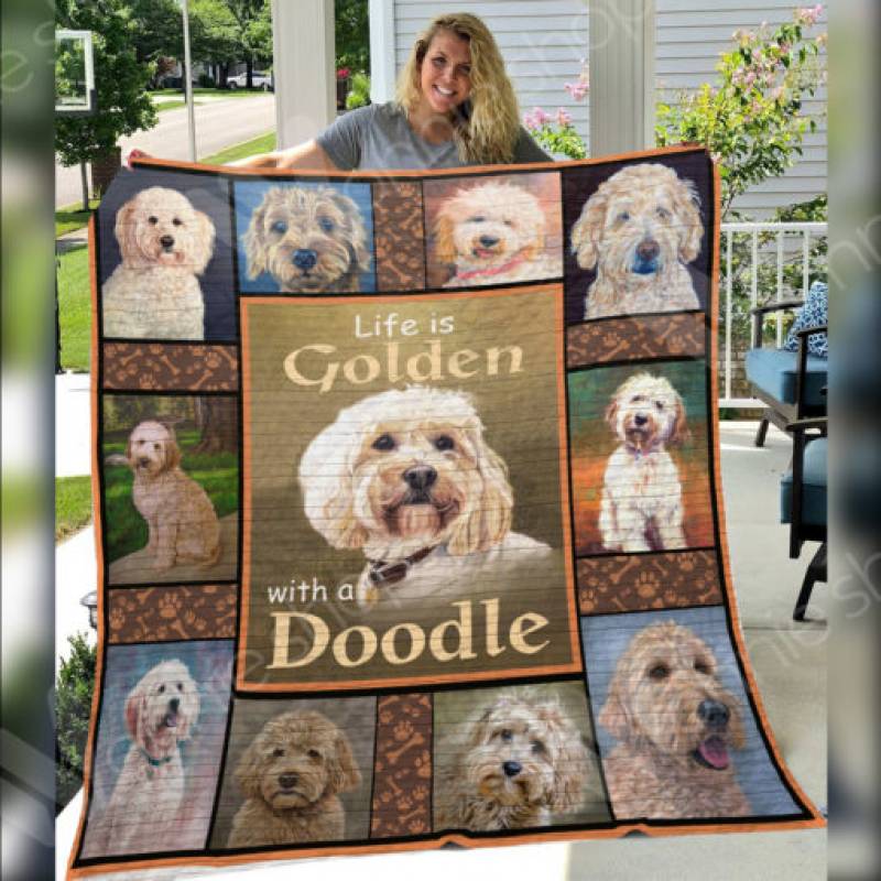 Goldendoodle Dog Blanket DCB2401 71O43