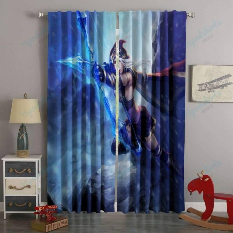 3D Printed Legends Of League Style Custom Living Room Curtains