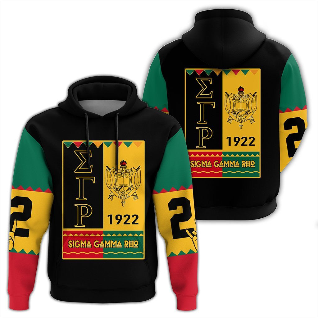 Sorority Hoodie – Sigma Gamma Rho Black History Month Pullover Hoodie