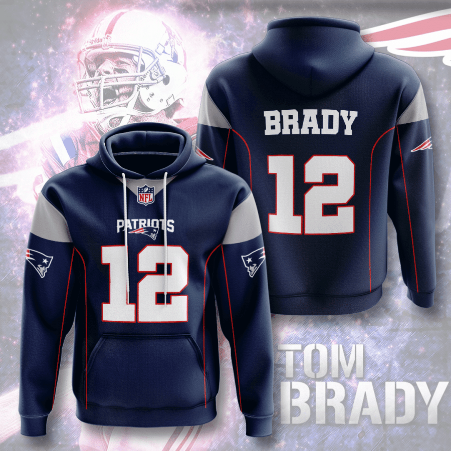 Brady Patriots New England Patriots 25 Unisex 3D Hoodie Gift For Fans