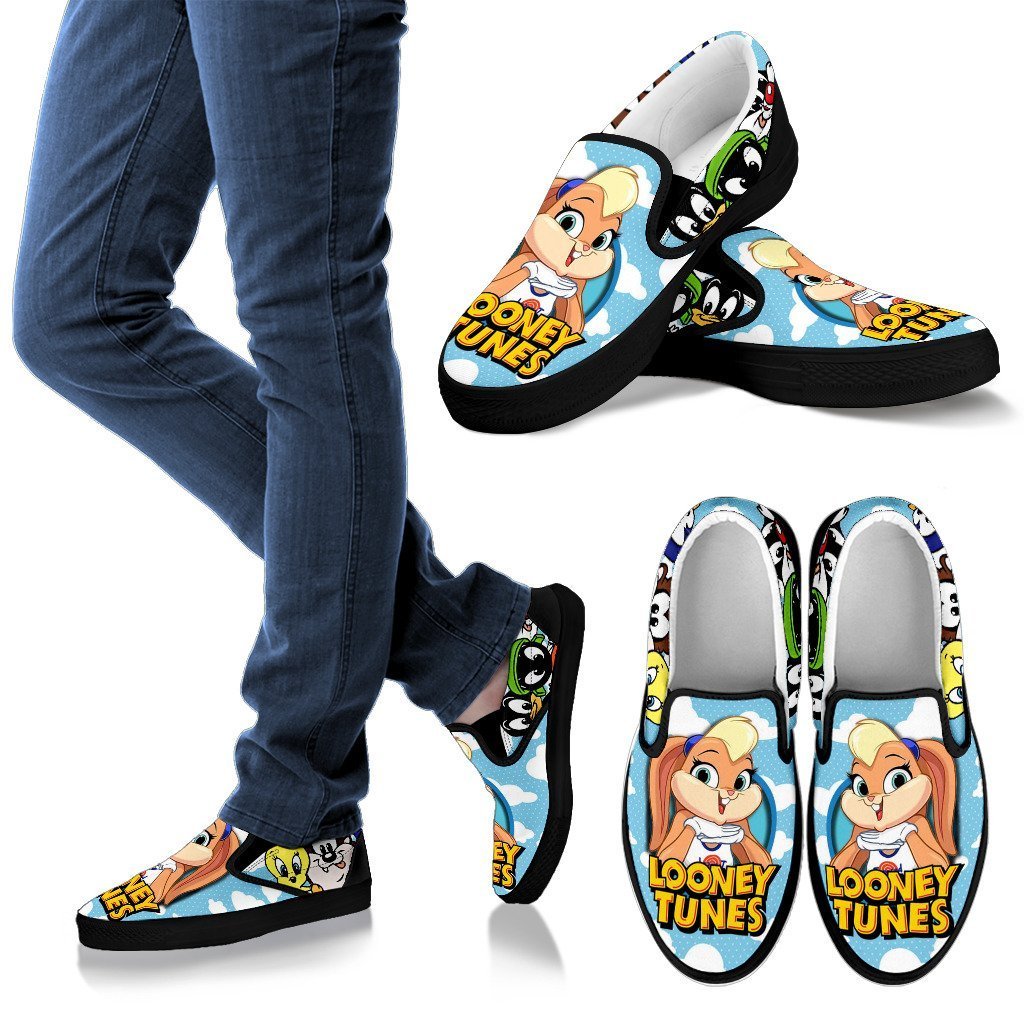 Lola Bunny Slip On Shoes Happy Character Fan Gift