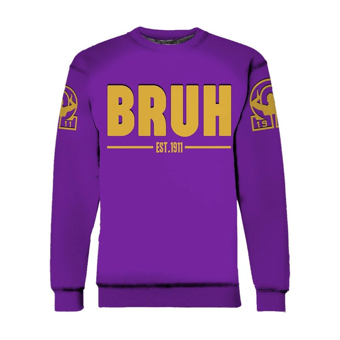 Fraternity Sweatshirt – Omega Psi Phi Bruhzz Crewneck Sweatshirt