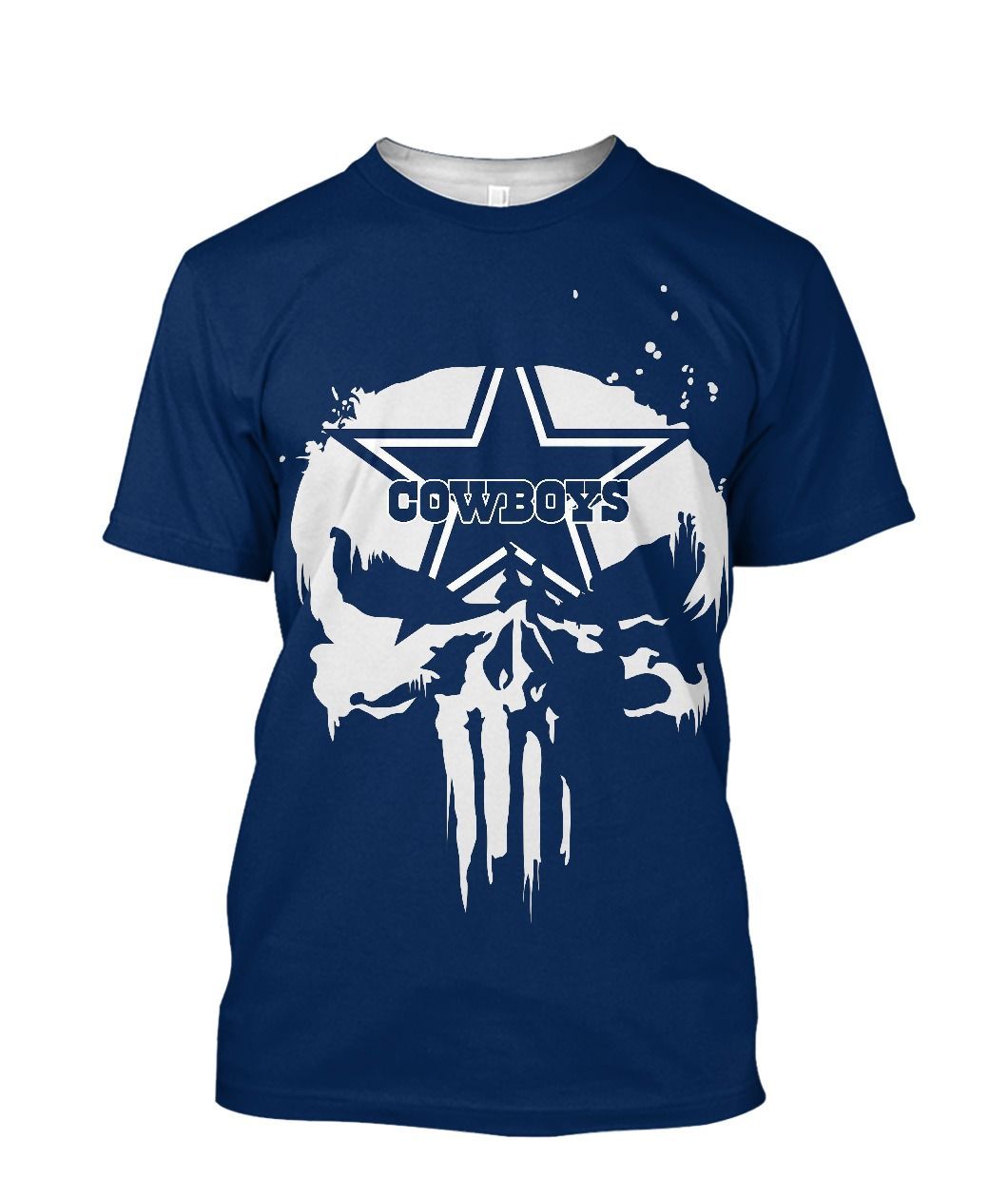 Dallas Cowboys Skull 3D Tee, Hoodie, Zip up