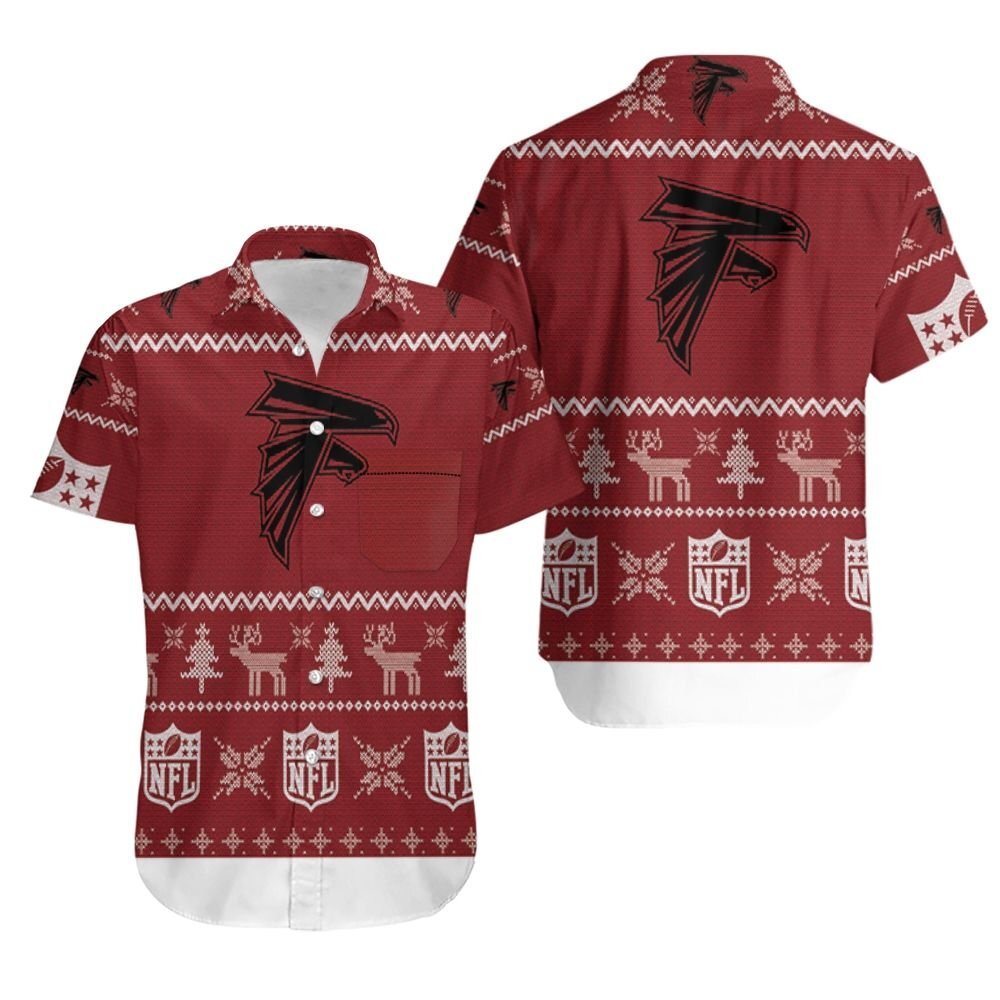 Atlanta Falcons Ugly Sweatshirt Christmas Hawaii Shirt Ha77540