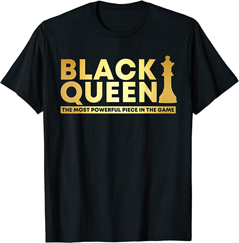 Black Queen Black Lives Matter Melanin African Gift T-Shirt