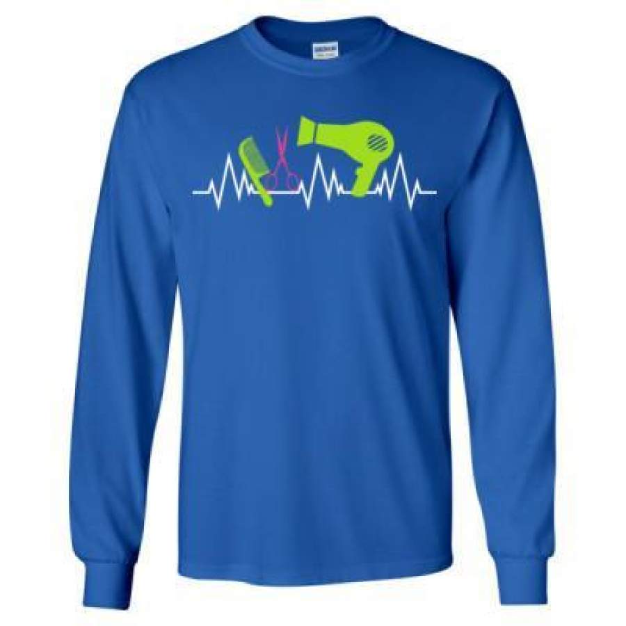 AGR Hairstylist Heartbeat – Long Sleeve T-Shirt