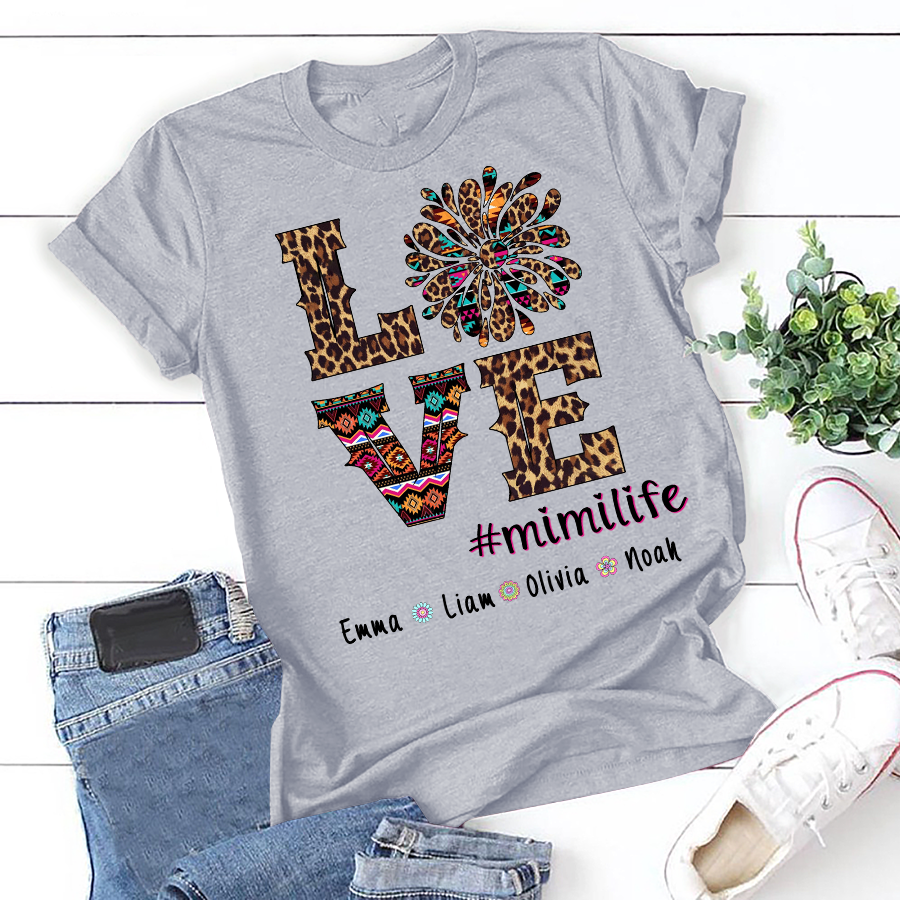 Love Mimi Life – Hippie | Personalized T-Shirt
