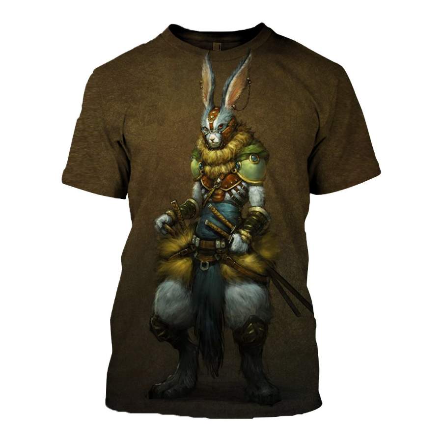 3D All Over Printed Rabbit T Shirt Hoodie 131207