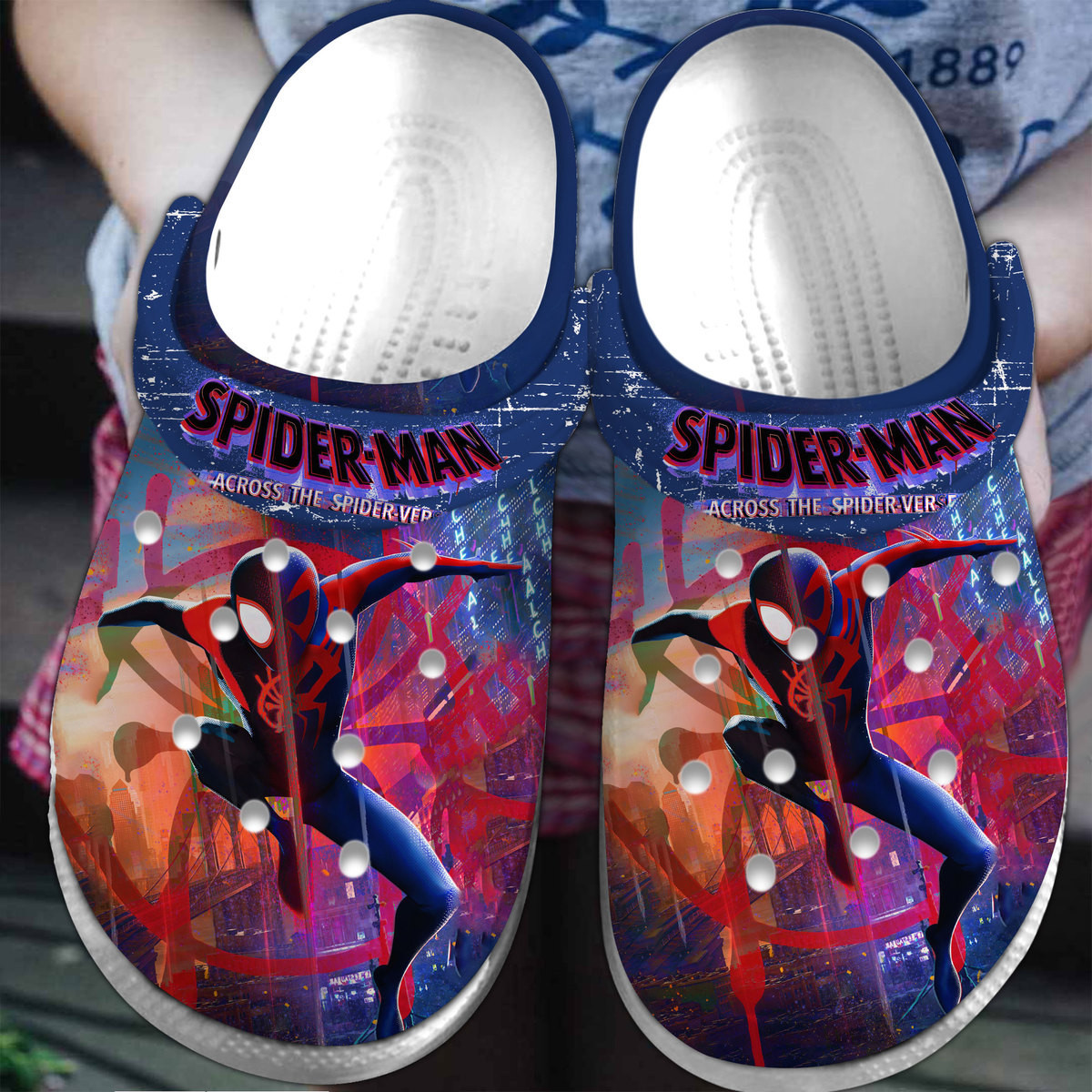 Premium Spider-Man Movie Crocs Crocband Clogs Shoes Comfortable For Men Women and Kids