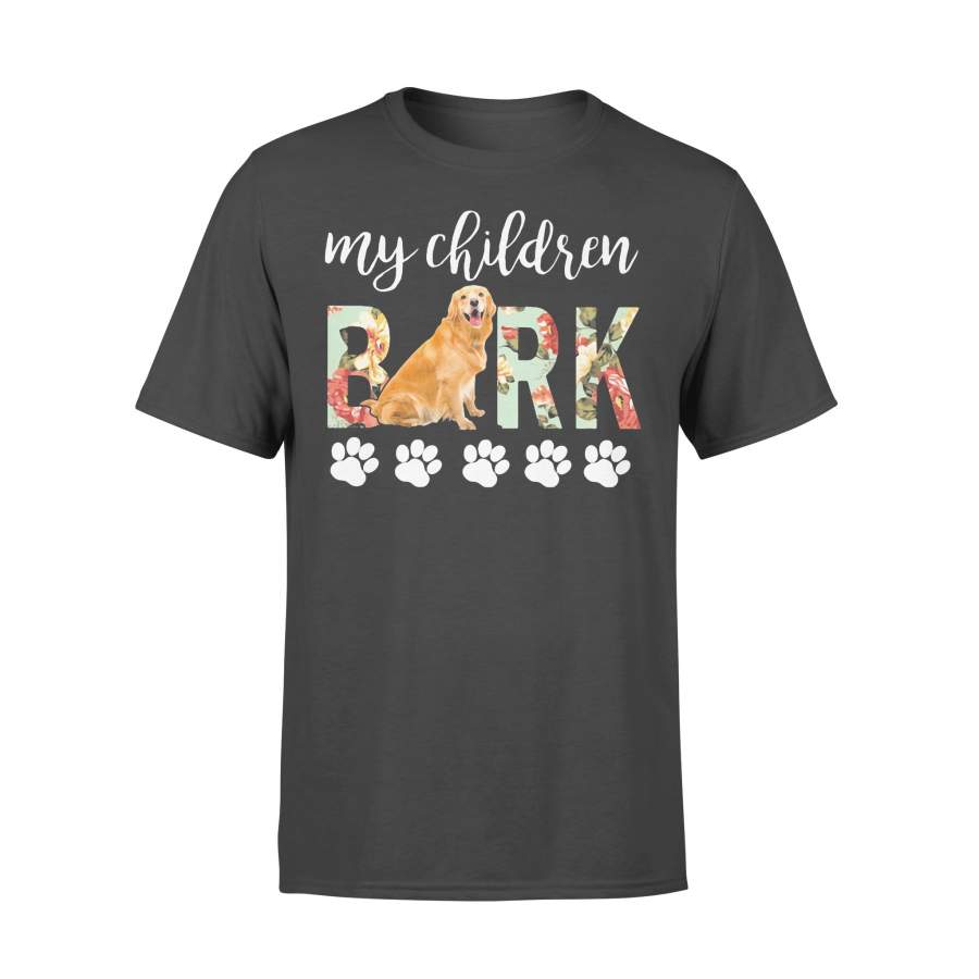 My Children Bark Dog Flowers Shirt