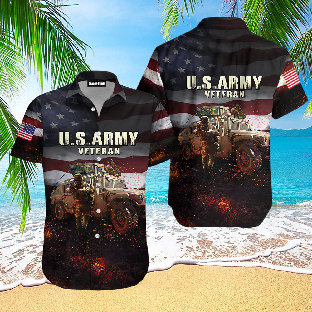 Us Army Veteran Aloha Hawaii Shirts For Men Women Ha35968