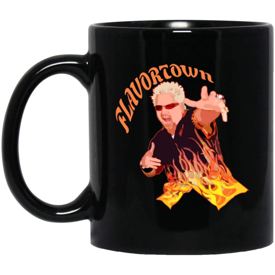 Guy Fieri Flavortown Mug 11 oz 15 oz Black Mug