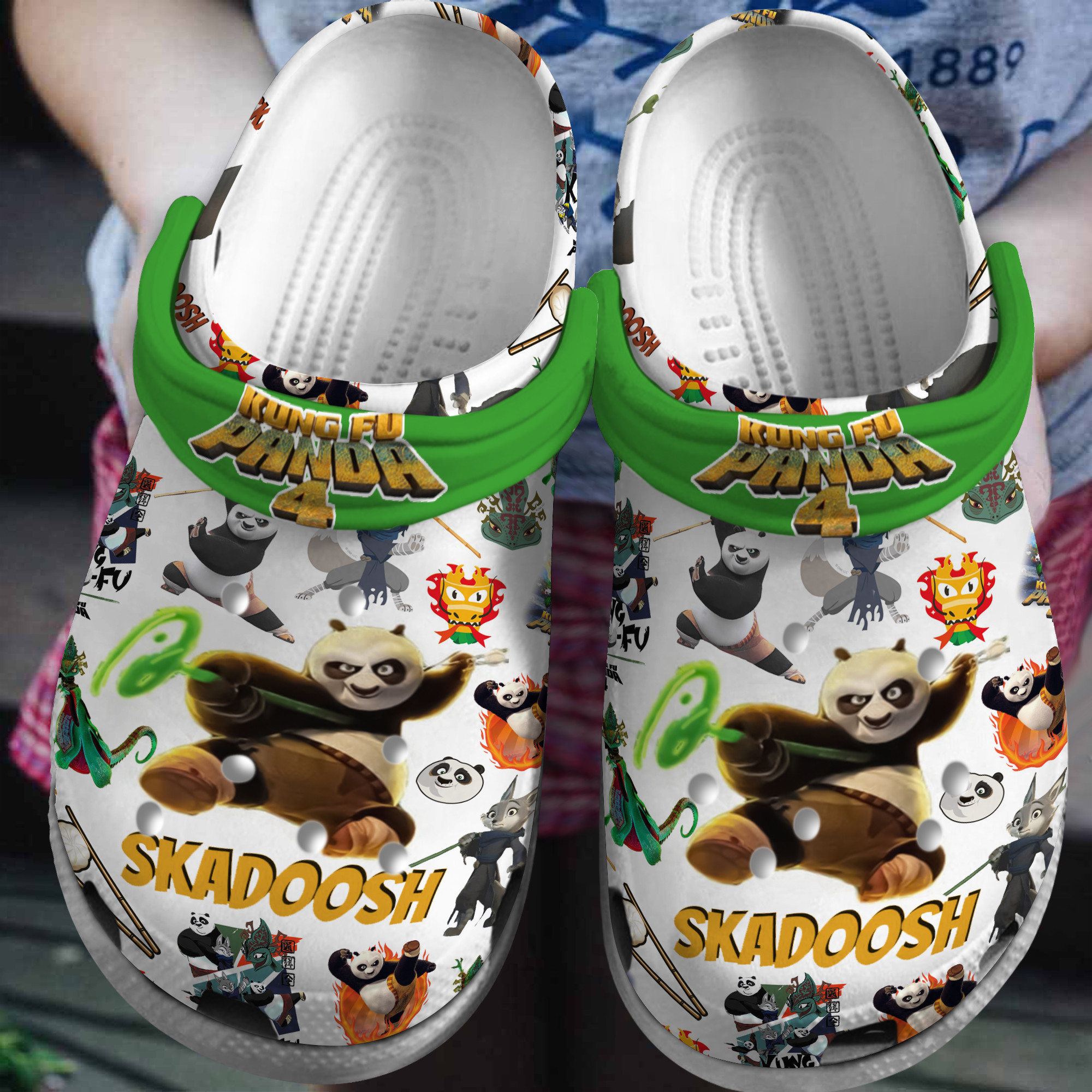 Kung Fu Panda Movie Crocss Clogs For Men Women And Kid Ttp2405382908