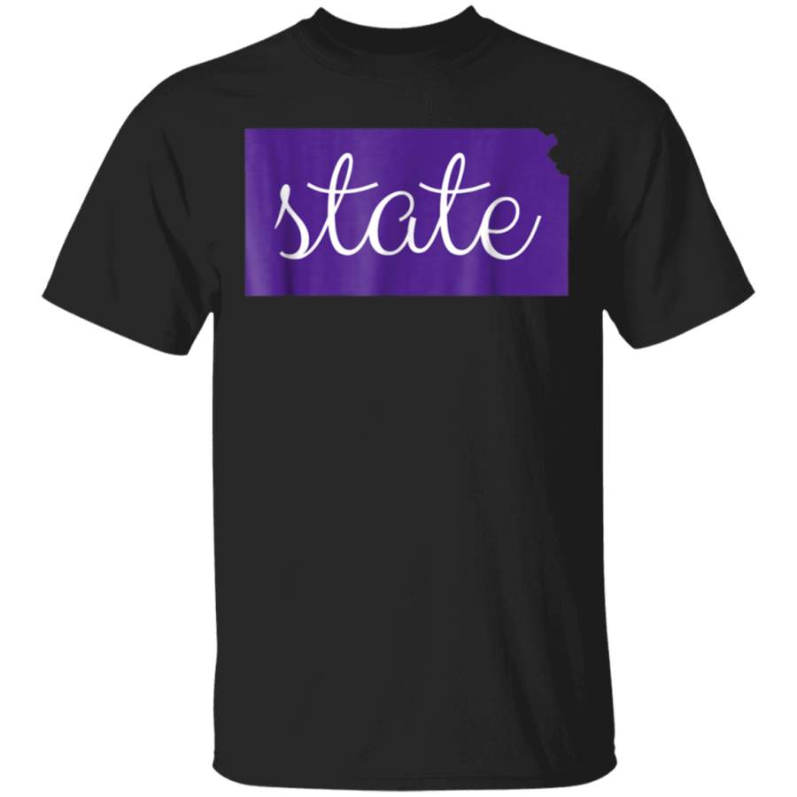 K State Shirt Kansas State Lover Outline Fan Tshirt Unisex