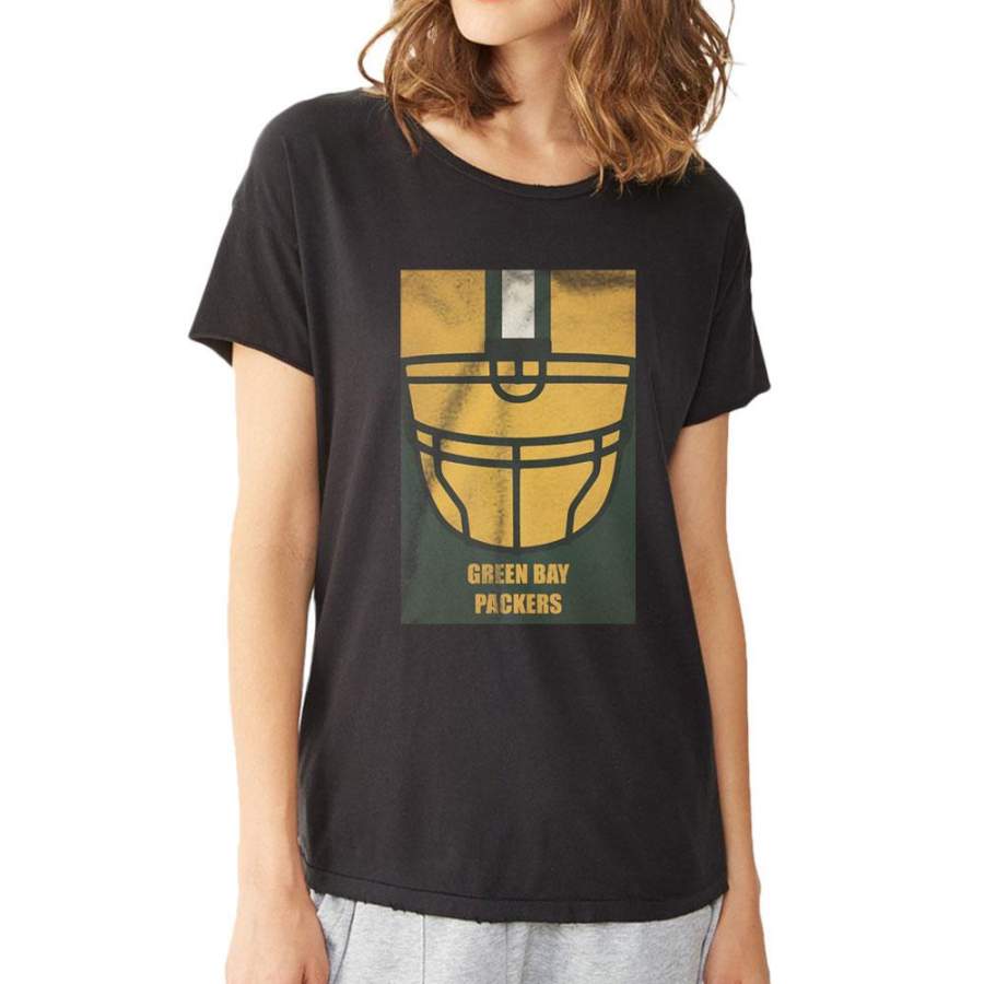 Green Bay Packers Helmet Football Women’S T Shirt