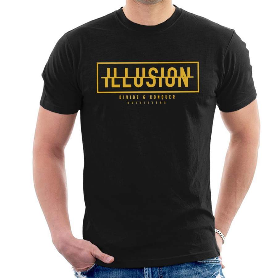 Divide And Conquer Illusion Men’s T-Shirt
