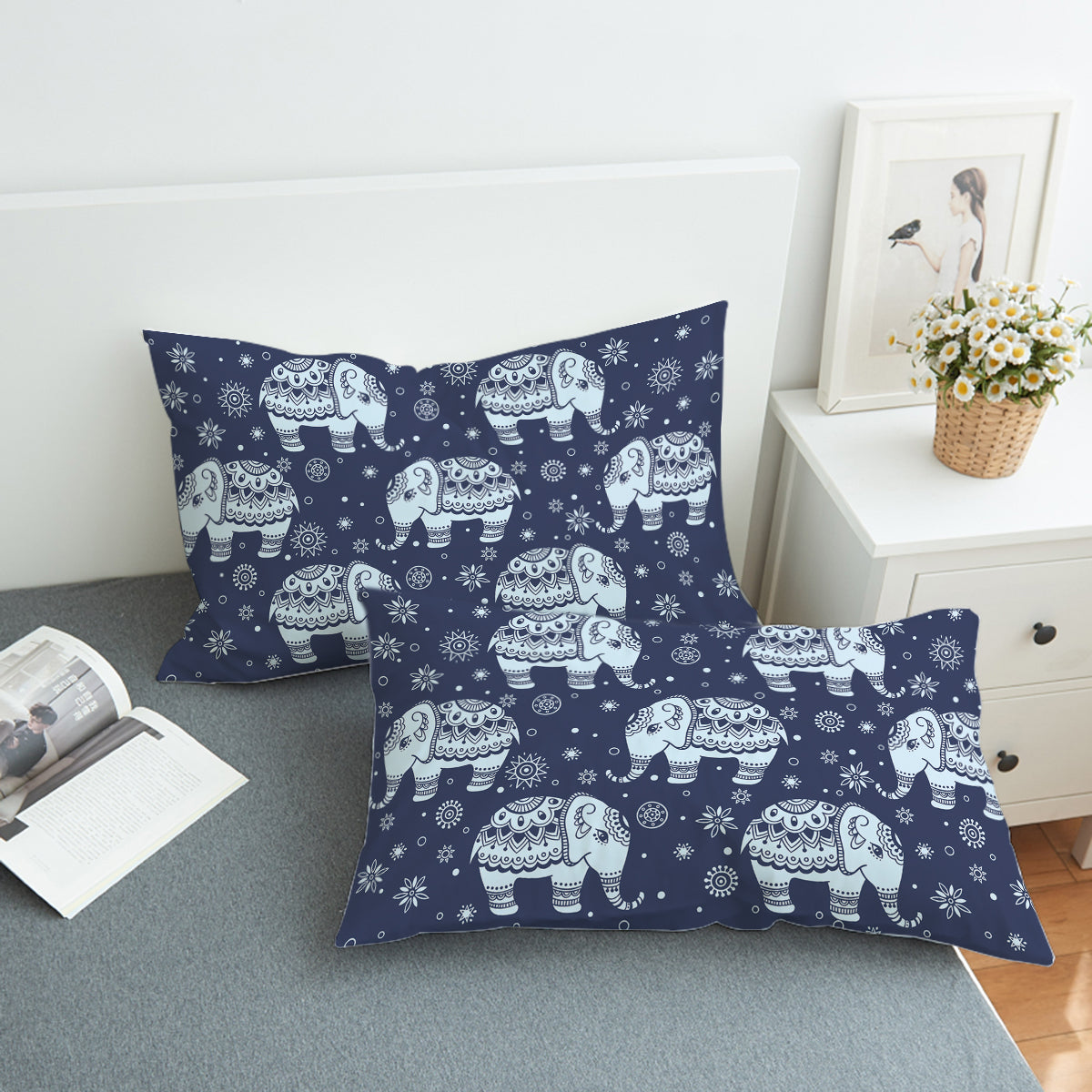 Elephant Trails Swzt0297 Pillowcase