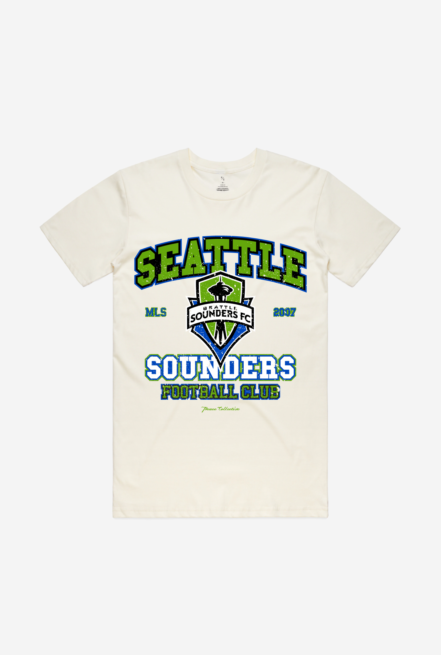 Seattle Sounders Fc Premium T-Shirt – Natural