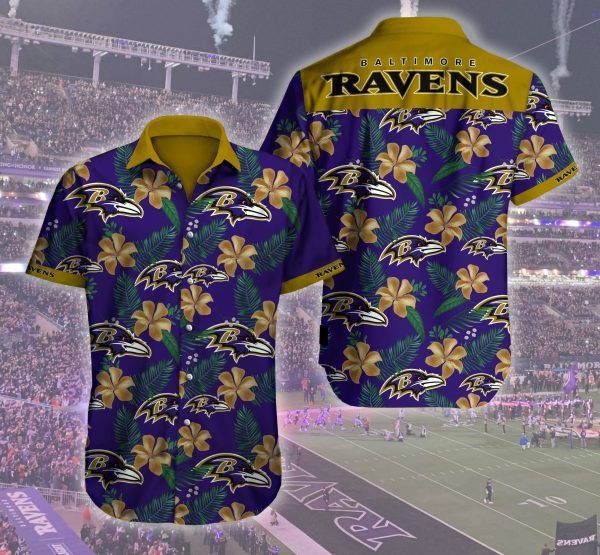 Baltimore Ravens Hawaiian Shirt