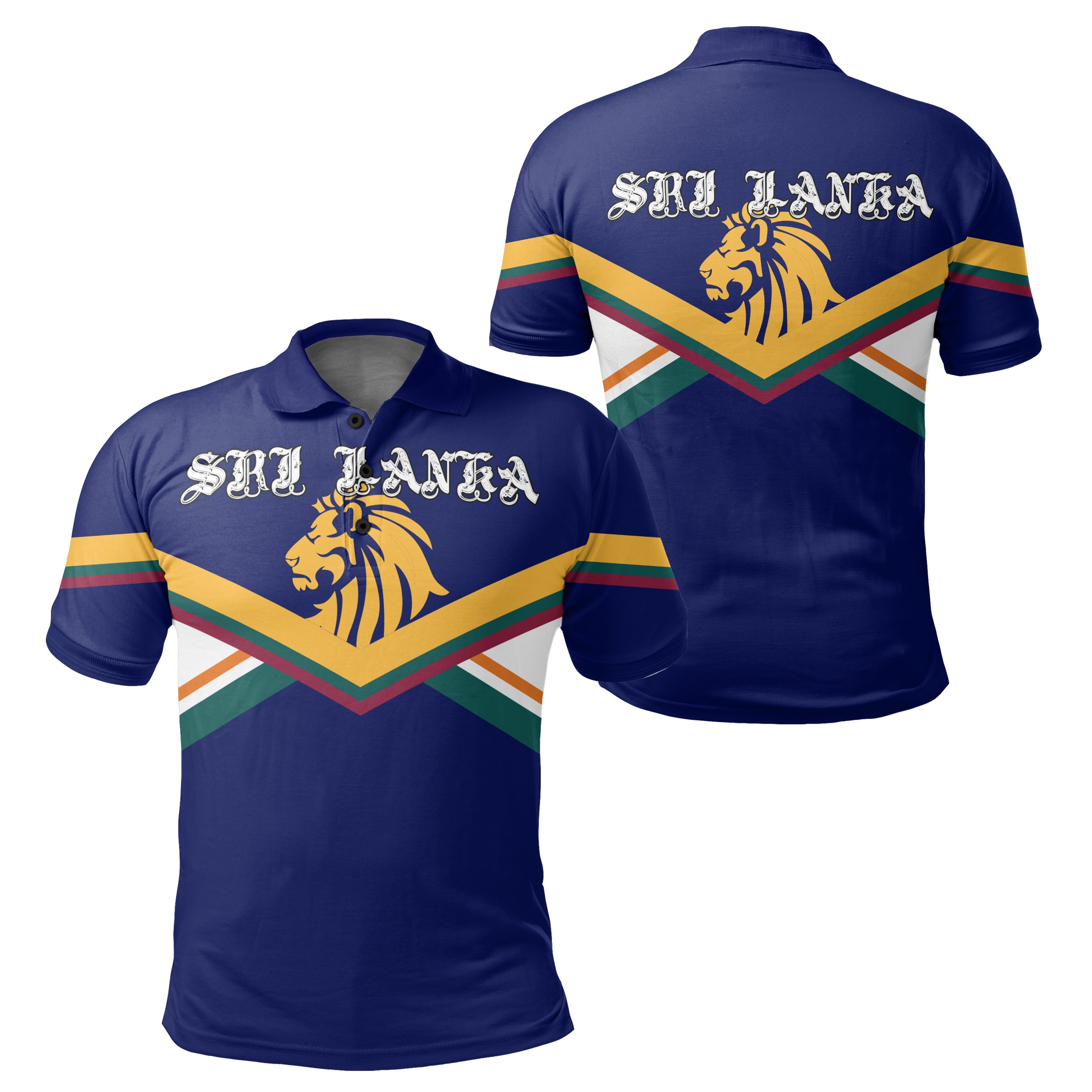 1sttheworld Royal Sri Lanka Lion Polo Shirt – J5