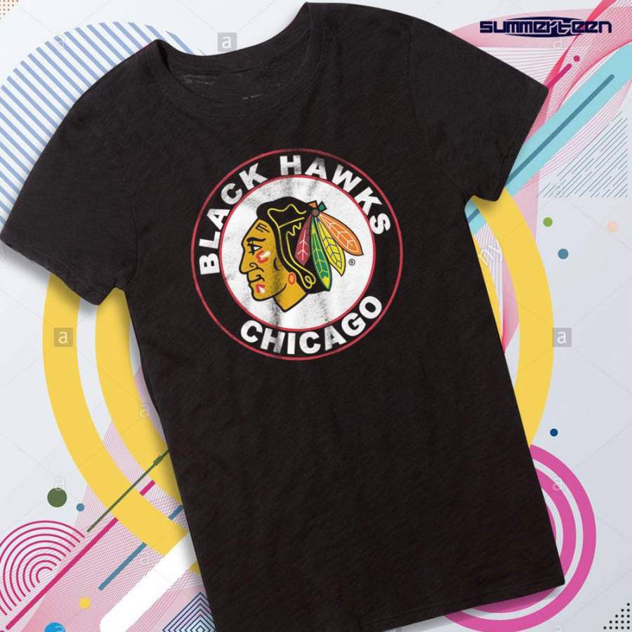 Chicago Blackhawks Club Logo Women’S T Shirt