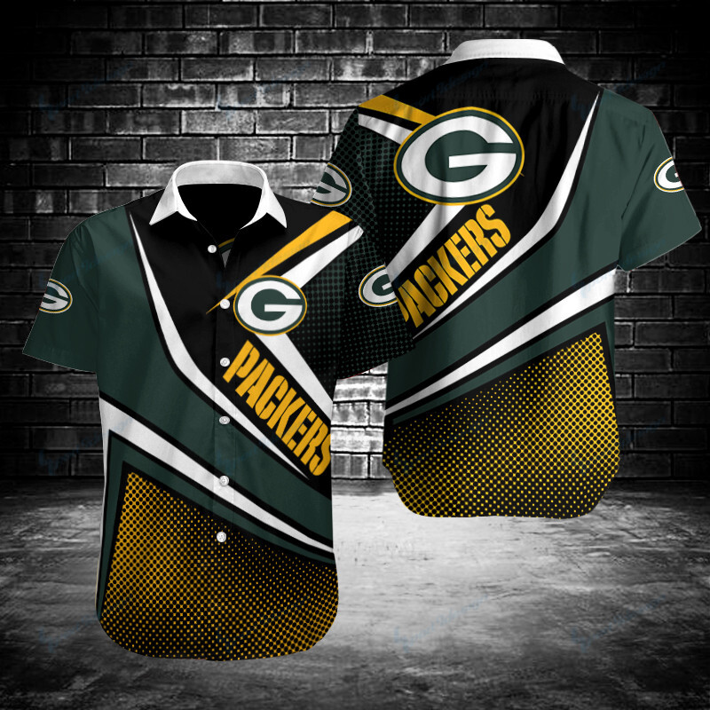 Green Bay Packers Button Shirt Bg714