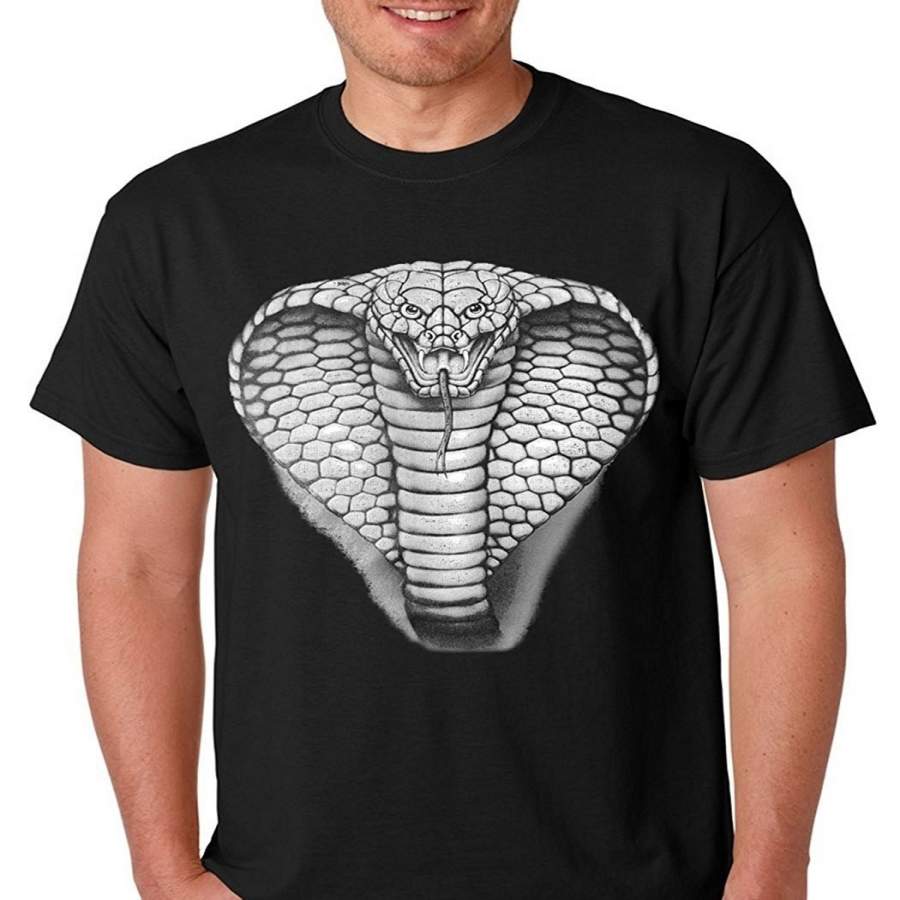 Cobra Snake Mens Funny Humor Novelty T Shirt Guys Graphic Tee