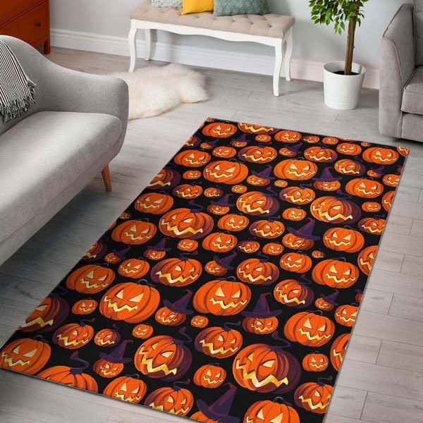 Halloween Pumpkin Pattern Dhcdhc Dt1910 Rug