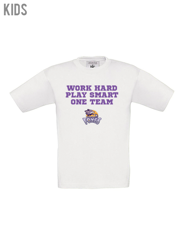 Mercurius Foxes – Work Hard Shirt (Adults & Kids)