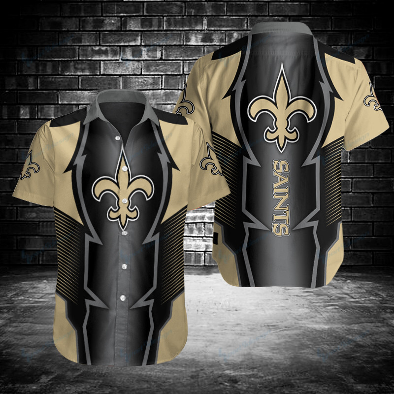 New Orleans Saints Button Shirt Bg907