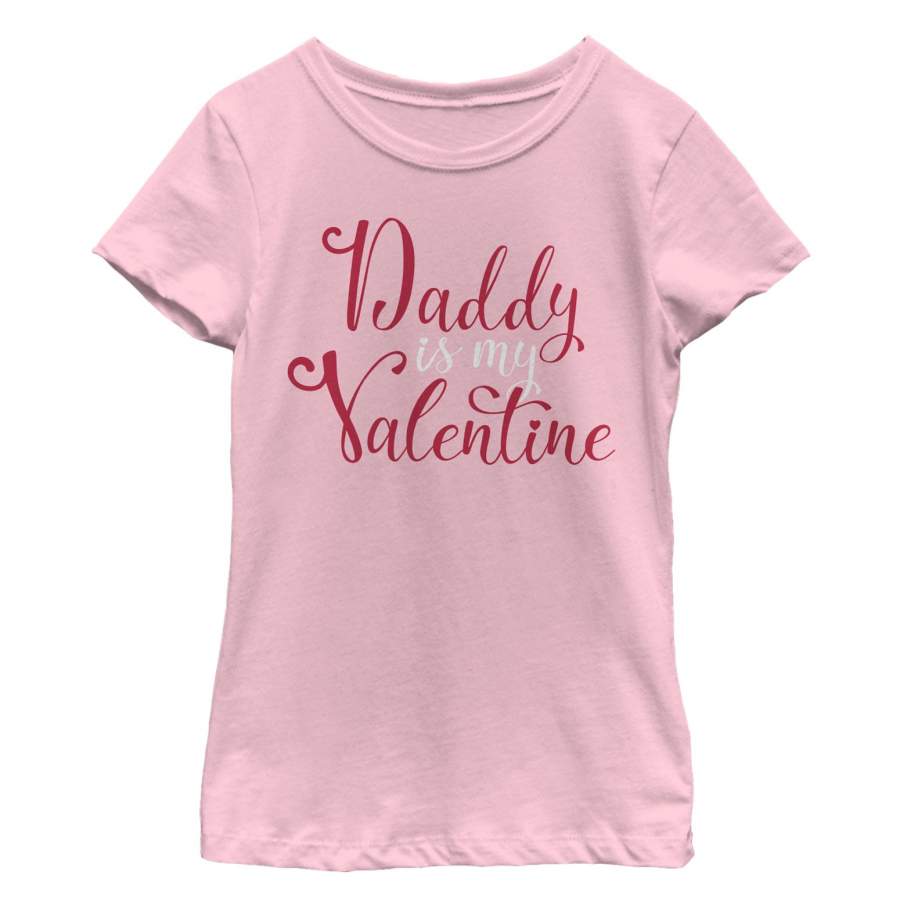 Lost Gods Girl’s Daddy is My Valentine  T Shirt