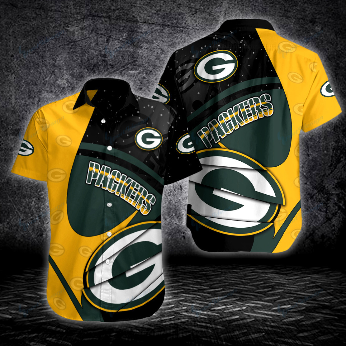 Green Bay Packers Button Shirt Bg564