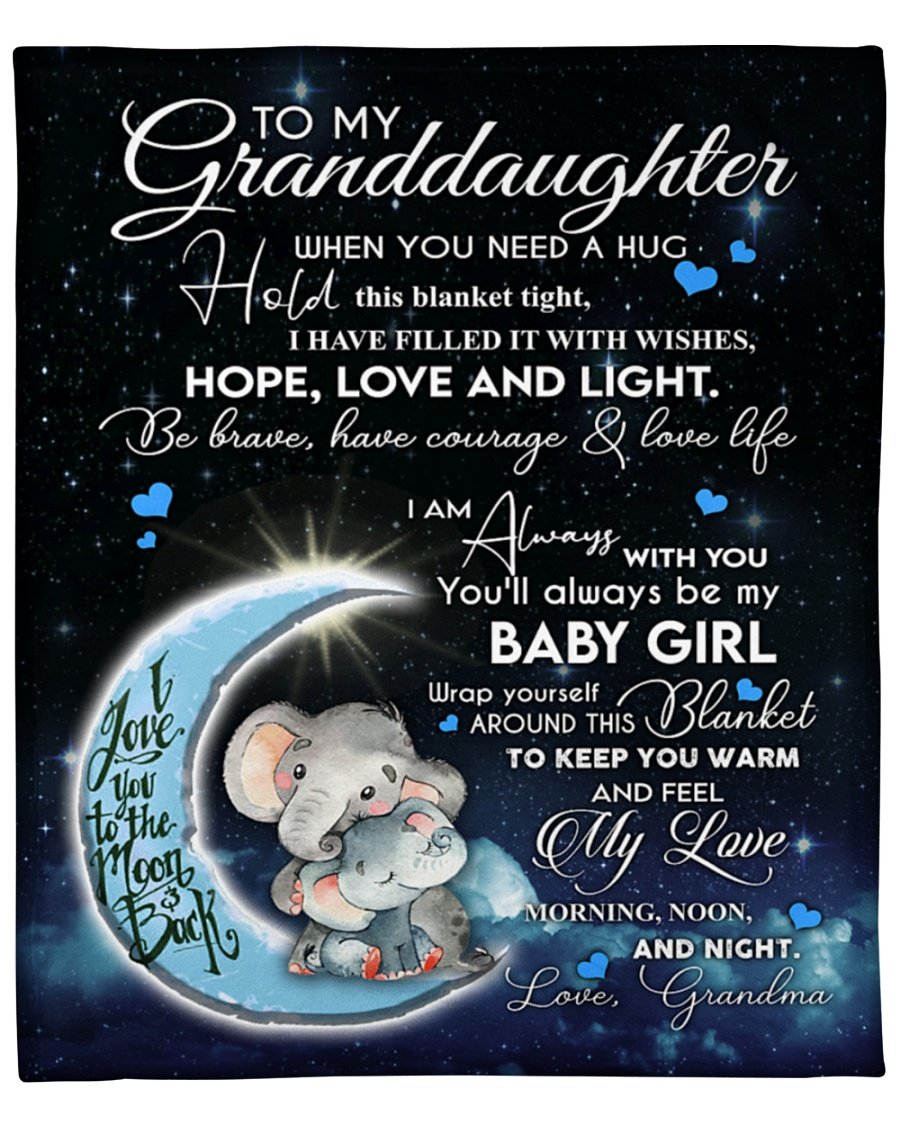 Blanketify When You Need A Hug Hold This Blanket Tight Gift For Granddaughter From Grandma Birthday Gift Home Decor Bedding Couch