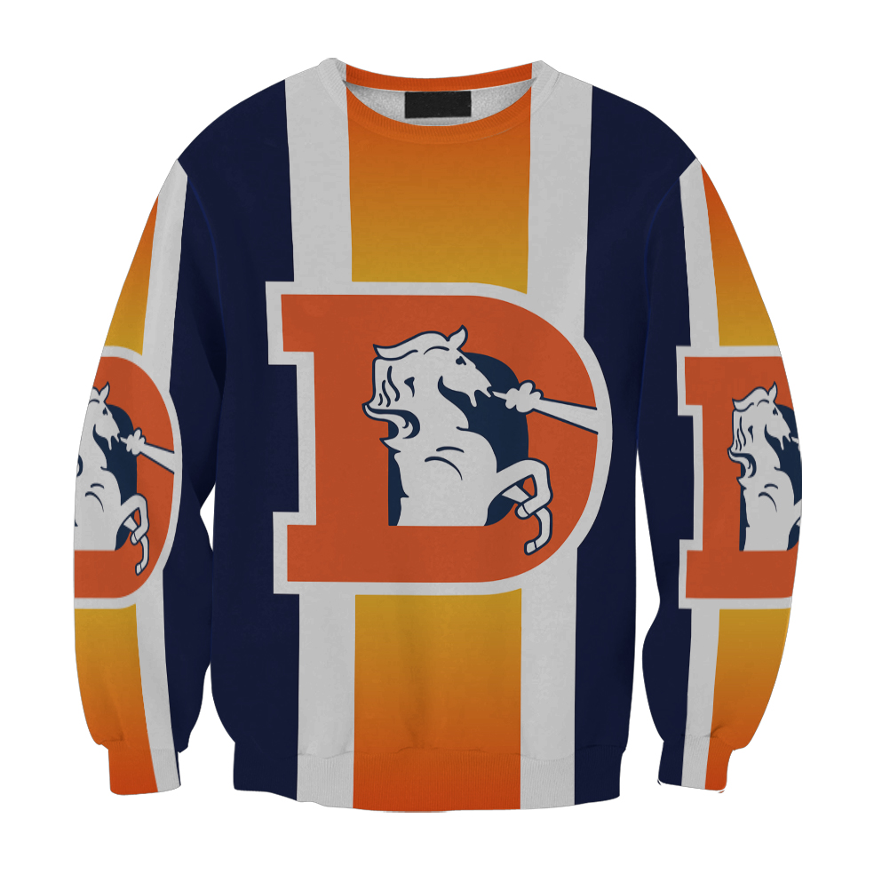 Denver Broncos Emblem V35 Gift For Fan 3D Full Printing Sweatshirt