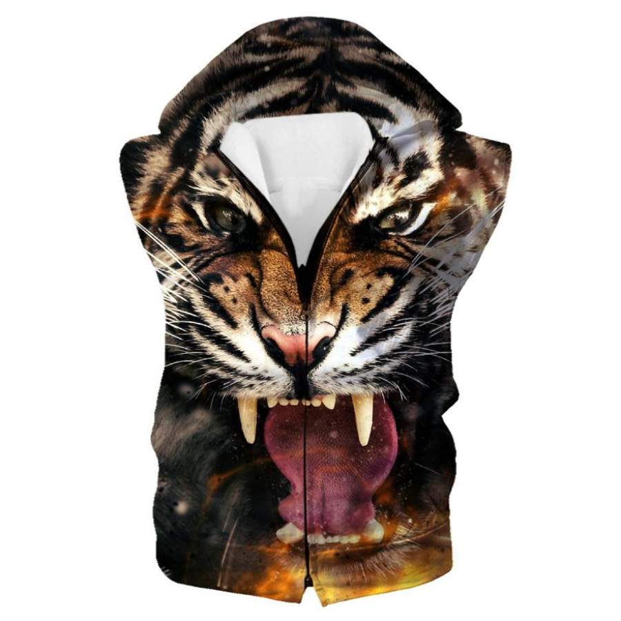 Fierce Tiger Hooded Tank – Tiger Clothing