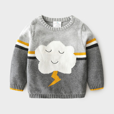 2022 Spring Autumn Winter Casual 2 3-10 Years Children’s Clothing Kids Long Sleeve Pullover Knitted Baby O-Neck Sweater For Boys alx