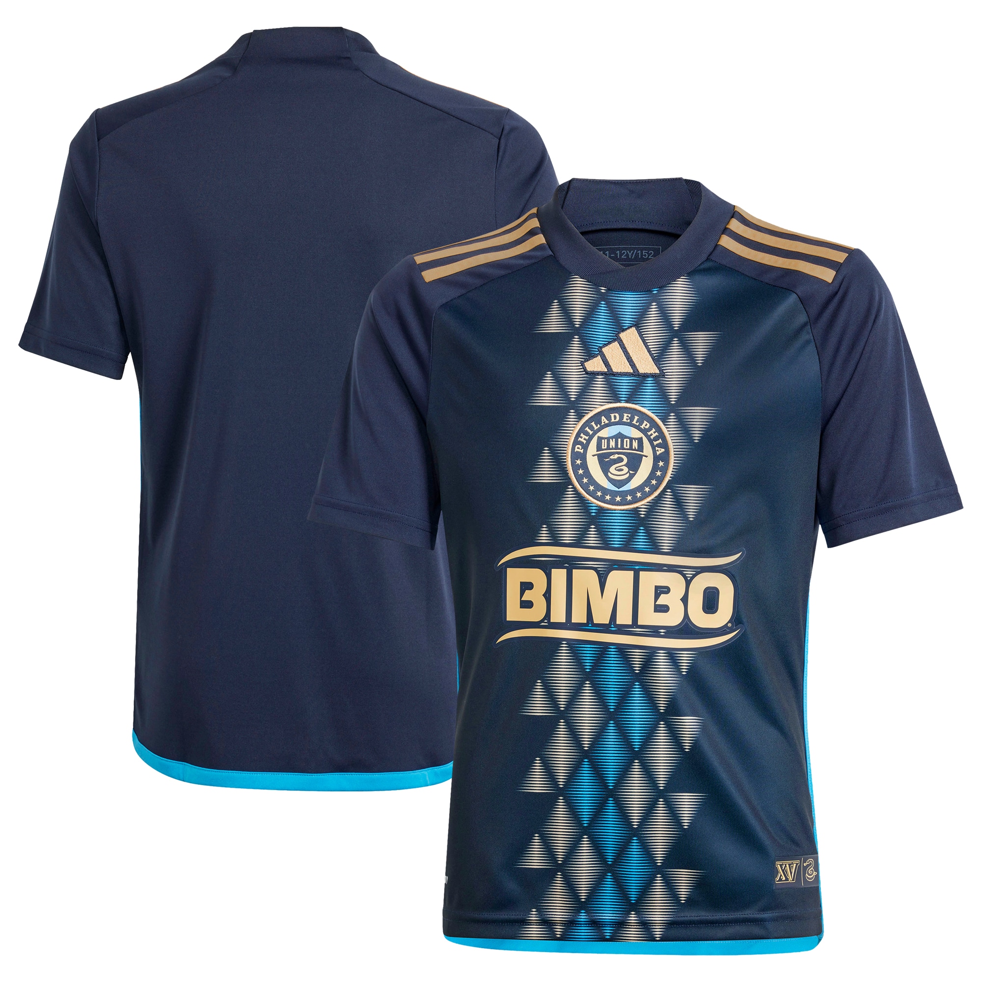 Philadelphia Union Youth 2024 The XV Kit Replica Jersey  Navy