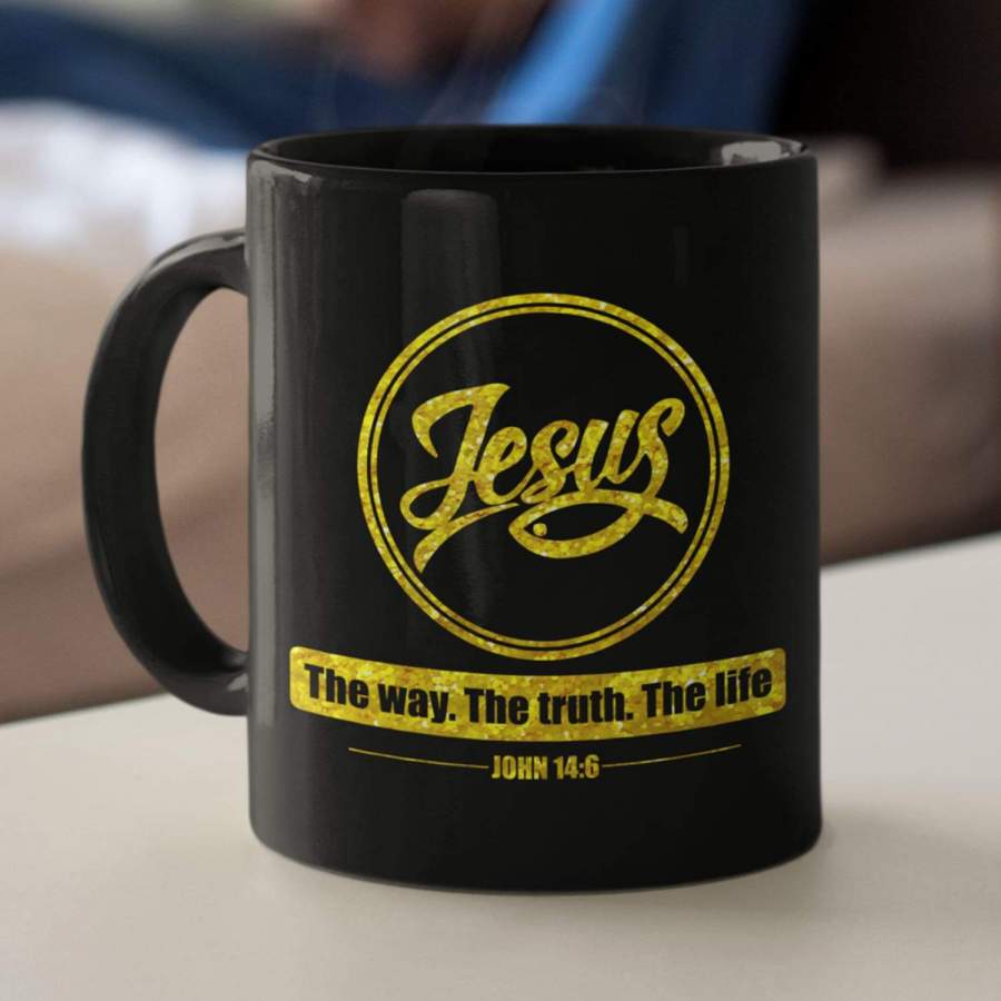 Jesus the way the truth the life John 14:6 coffee mug