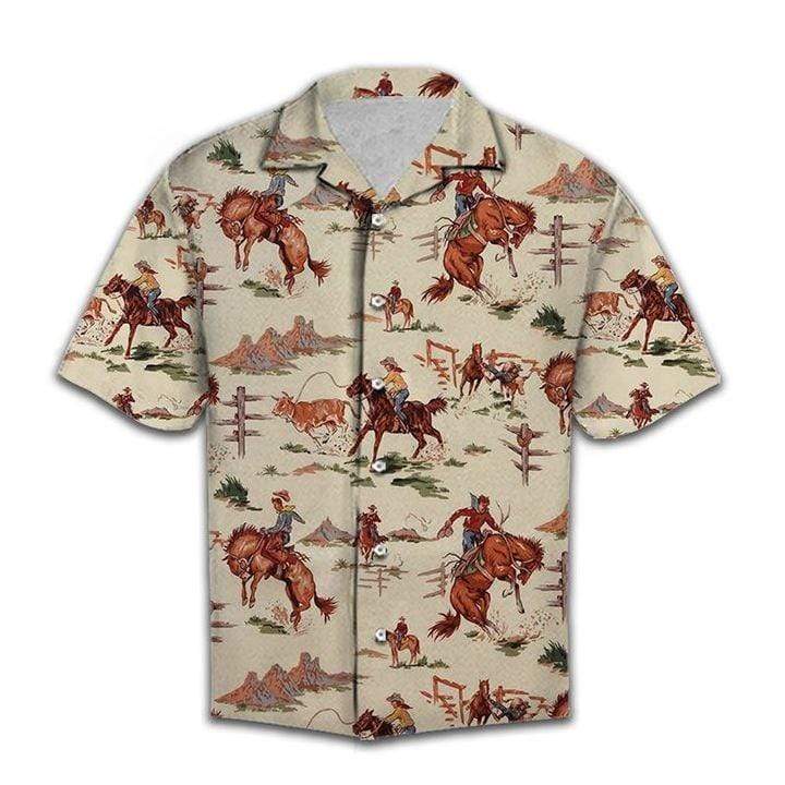 Vintage Rodeo Unisex Hawaii Aloha Shirts Ha32642