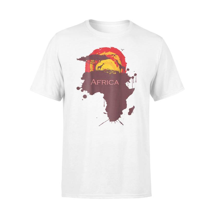 Africa Proud African Country Graffiti Continent Love T-Shirt