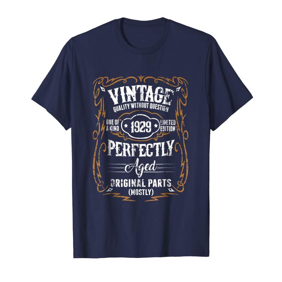 1929 Vintage Funny 89th Birthday Gift T Shirt