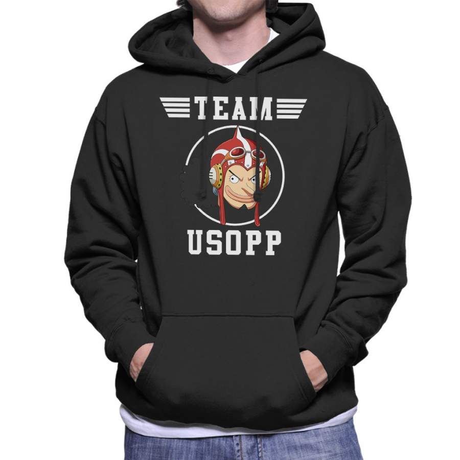 Team Usopp One Piece Men’s Hooded Sweatshirt