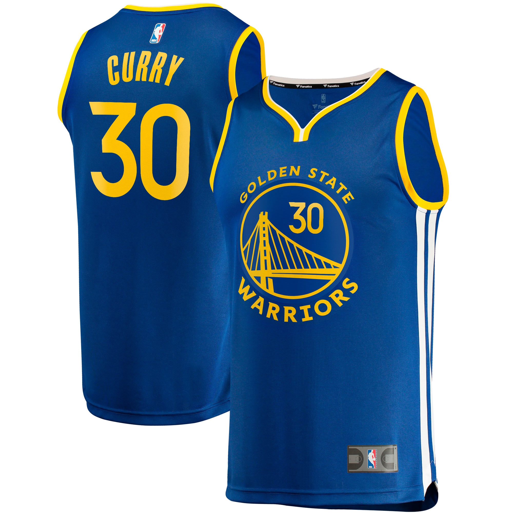 Stephen Curry Golden State Warriors Big & Tall Fast Break Player Jersey – Royal – Icon Edition