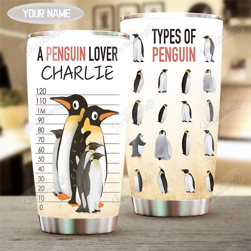 Personalized Penguin Size And Types Xa0202282Cl Stainless Steel Tumbler Travel Customize Name, Text, Number, Image