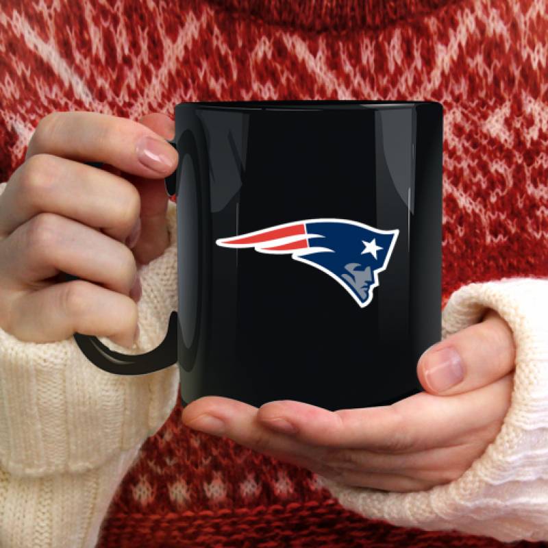 New England Patriots Black Mug