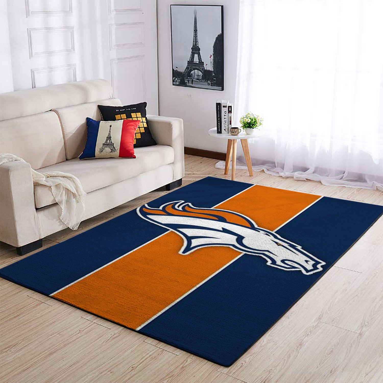 Denver Broncos Logo 190910 Carpet  Living Room Rugs Collections