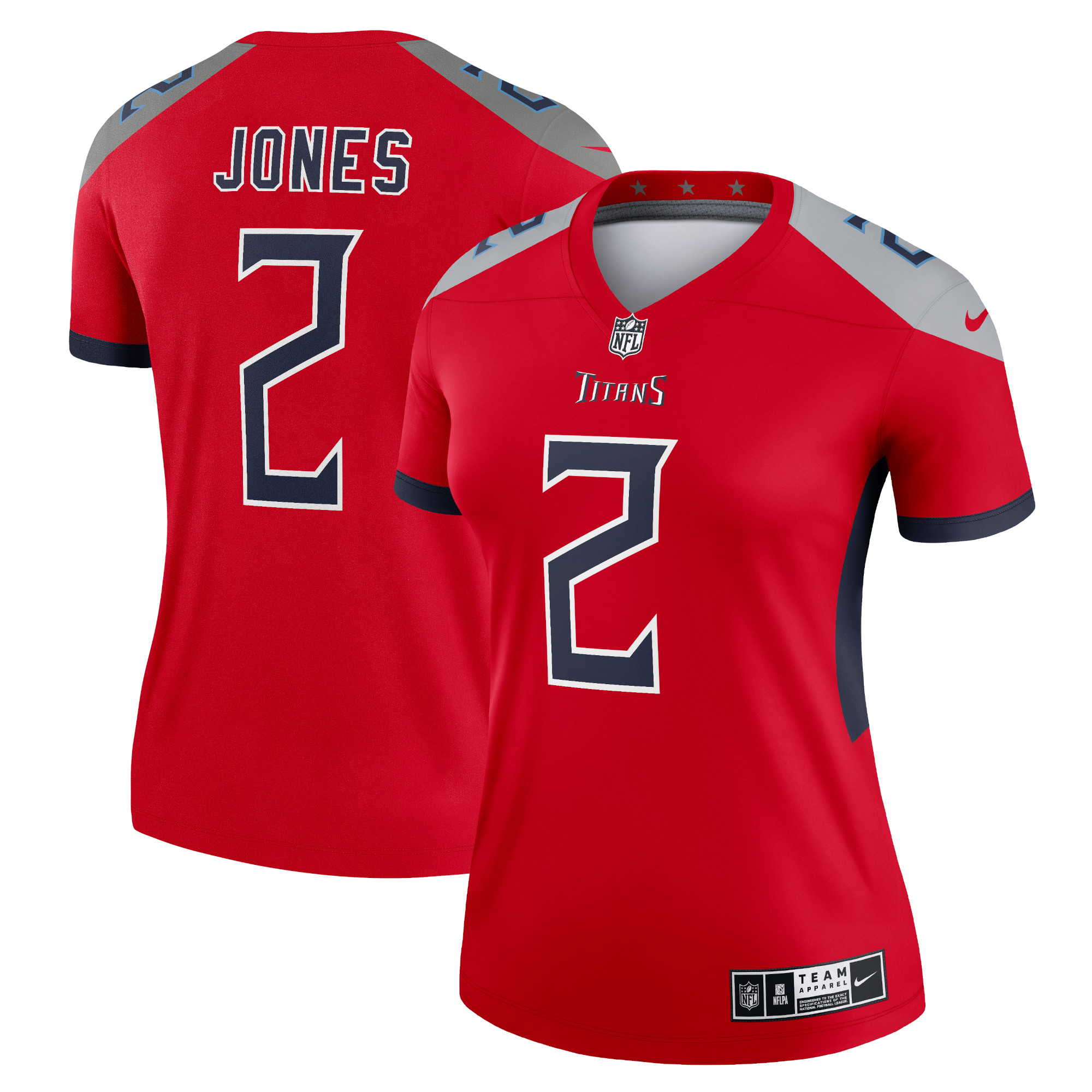 Women’s Tennessee Titans Julio Jones Red Inverted Legend Jersey