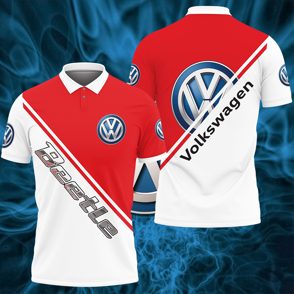 3D Printed Volkswagen Beetle Polo Shirt Ver 1 (Red) – Gesersa Shop